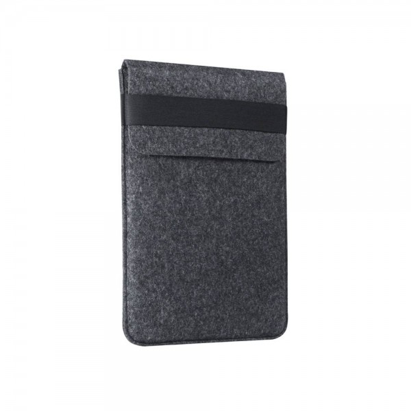 Чехол-карман из войлока с резинкой Gmakin Dark Grey для MacBook Air 13" (2018-2020) | Pro 13" (2016-2020)