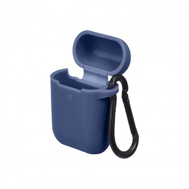 Чехол Blueo Air Pods 1/2 Liquid Silicone Protect Case Blue