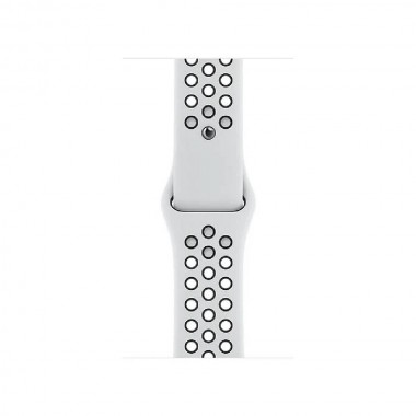 Б/У Apple Watch Nike Series 6 40mm Silver Aluminium Case with Pure Platinum Black Nike Sport Band (M00T3)