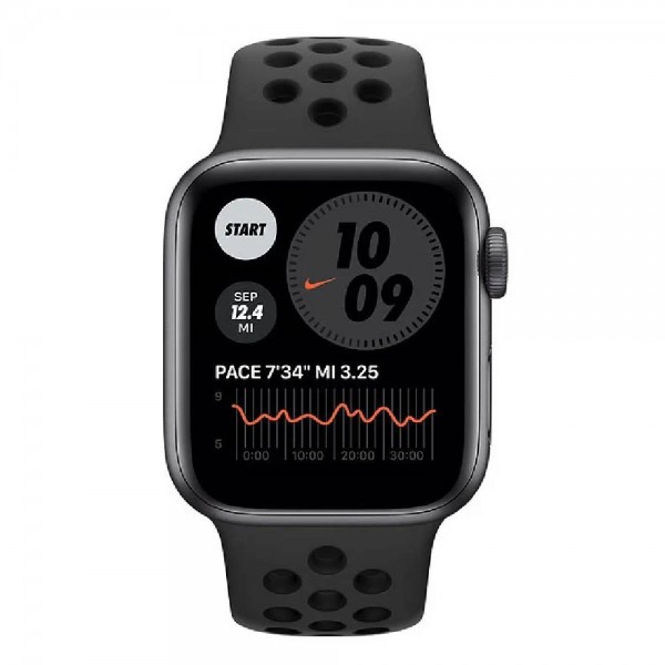 Б/У Apple Watch Nike Series 6 40mm Space Grey Aluminium Case with Anthracite Black Nike Sport Band (M00X3)