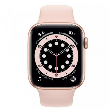 Б/У Apple Watch Series 6 GPS 44mm Gold Aluminum Case with Pink Sand Sport Band (M00E3)