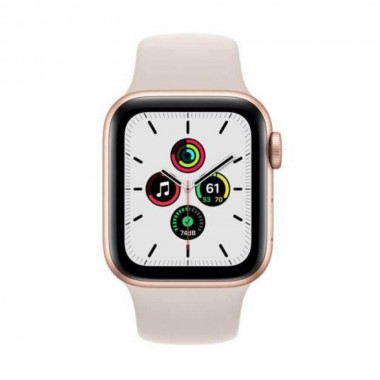 Б/У Apple Watch SE GPS 40mm Gold Aluminum Case w. Starlight S. Band (MKQ03)