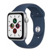 Б/У Apple Watch Series SE 40mm Silver with Abyss Blue Sport Band (MKNY3)