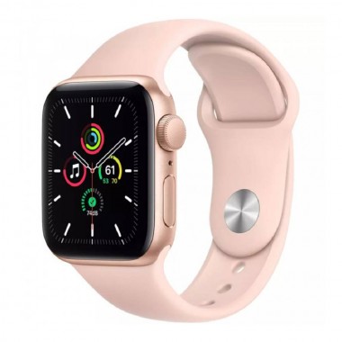 Б/У Apple Watch Series SE GPS 40mm Gold Aluminum Case with Pink Sand Sport Band (MYDN2)