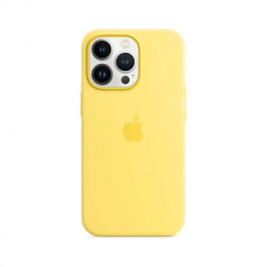 Чохол Apple Silicone Case for iPhone 13 Pro Max with MagSafe Lemon Zest