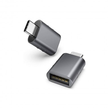 Перехідник USB-C to USB-A Gray