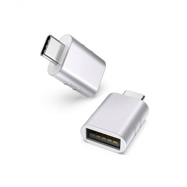 Перехідник USB-C до USB-A Silver