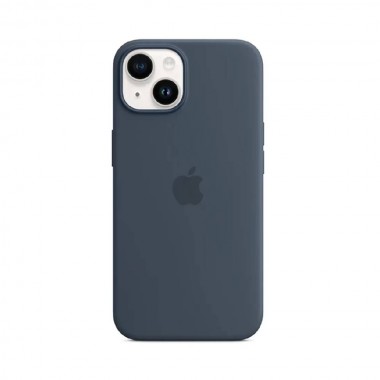 Чохол Apple Silicone Case для iPhone 14 Storm Blue