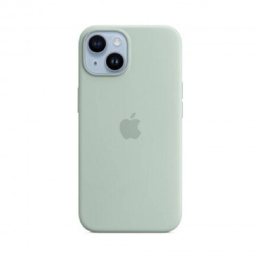 Чехол Apple Silicone Case for iPhone 14 Plus Succulent