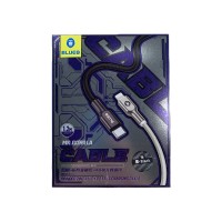 Кабель Blueo Braided Zinc Alloy USB-C to Lightning Cable Black