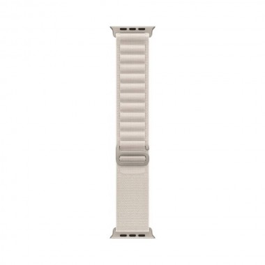 New Apple Watch Ultra GPS + Cellular 49mm Titanium Case with Starlight Alpine Loop - Large
