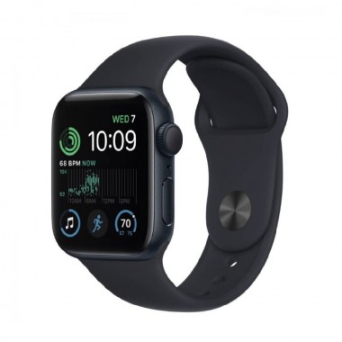 New Apple Watch SE 2 GPS + Cellular 40mm Midnight Aluminum Case with Midnight Sport Band (MNPL3)