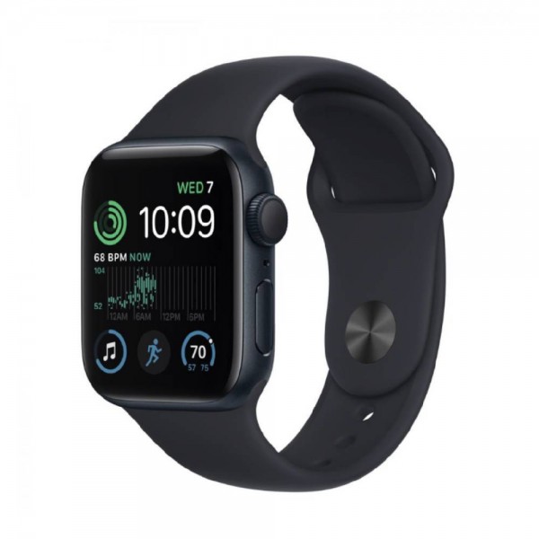 New Apple Watch SE 2 GPS + Cellular 44mm Midnight Aluminum Case with Midnight Sport Band (MNPY3)