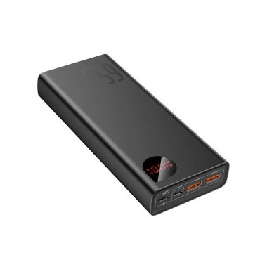 Power Bank Baseus Adaman Metal Digital Display Quick Charge 20000 mA/h 65W Black