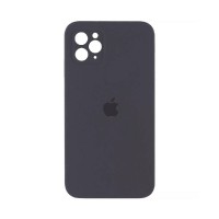 Чехол Silicone Case Full camera Square edge iPhone 11 Pro Max Gray