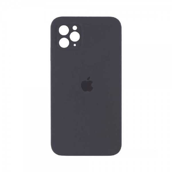 Чохол Silicone Case Full camera Square Edge iPhone 11 Pro Max Gray