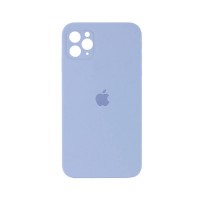 Чехол Silicone Case Full camera Square edge iPhone 11 Pro Max Sea Blue