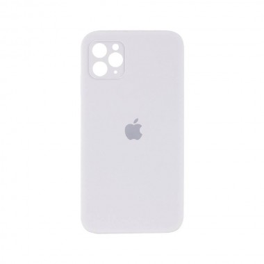 Чохол Silicone Case Full camera Square Edge iPhone 11 Pro Max White