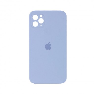 Чехол Silicone Case Full camera Square edge iPhone 11 Pro Sea Blue