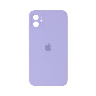 Чехол Silicone Case Full camera Square edge iPhone 11 Lilac