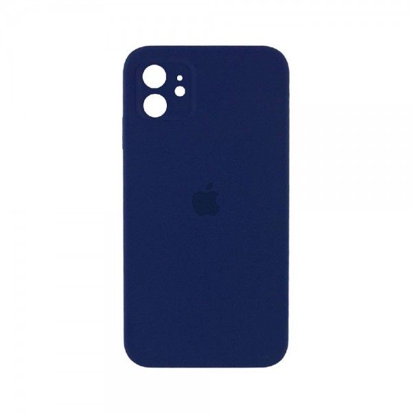 Чохол Silicone Case Full camera Square Edge iPhone 11 Royal Blue