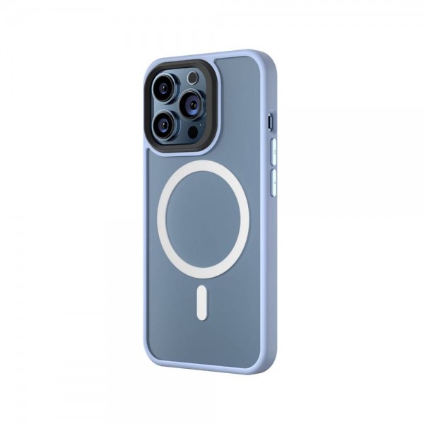 Чохол Blueo Frosted Anti-Drop Case для iPhone 13 Pro with MagSafe Blue