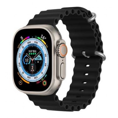 Ocean Band for Apple Watch 42/44/45/49 mm Black