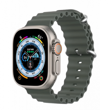 Ocean Band for Apple Watch 42/44/45/49 mm Grey