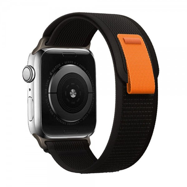 Ремінець Trail Loop for Apple Watch 42/44/45/49 mm Black/Orange