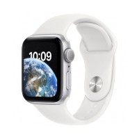 Б/У Apple Watch SE 2 GPS 40mm Silver Aluminum Case w. White Sport Band (MNJV3)