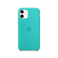 Чехол Apple Silicone сase for IPhone 11 Turquoise