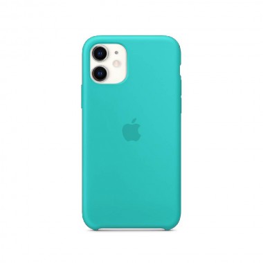 Чехол Apple Silicone сase for IPhone 11 Turquoise