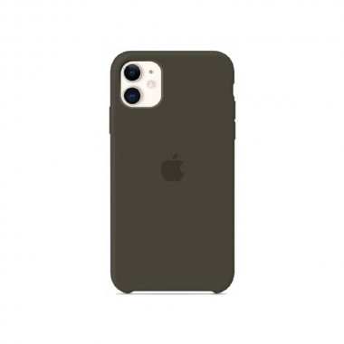 Чехол Apple Silicone сase for iPhone 11 Dark Olive