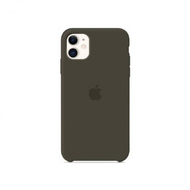 Чохол Apple Silicone сase for iPhone 11 Dark Olive