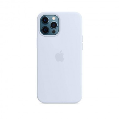 Чохол Apple Silicone Case для iPhone 12 Pro Max with MagSafe Cloud Blue