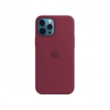 Чехол Apple Silicone case for iPhone 12 Pro Max with MagSafe Plum