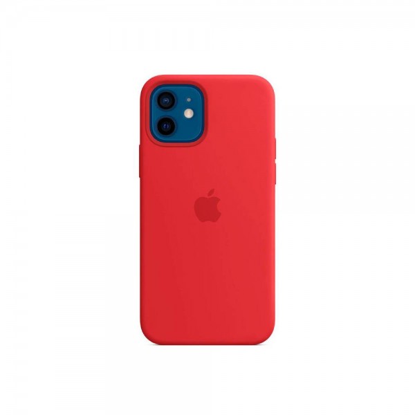 Чохол Apple Silicone case для iPhone 12/12 Pro with MagSafe Red