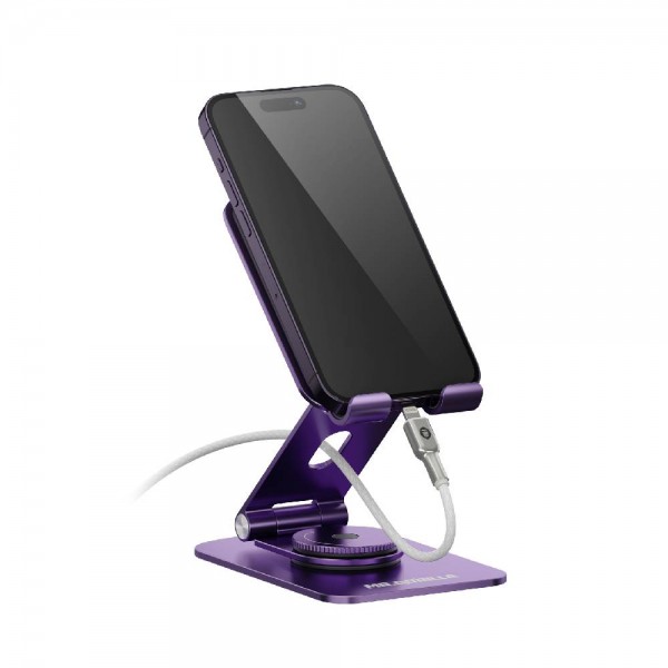 Blueo Rotary Folding Phone Stand Dark Purple