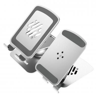 Blueo Rotary Folding Phone Stand Silver