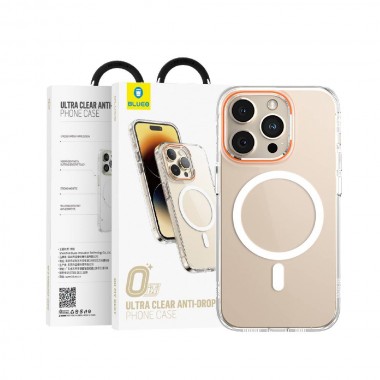 Чохол Blueo Ultra Clear Anti-Drop Case для iPhone 14 Pro with MagSafe Orange