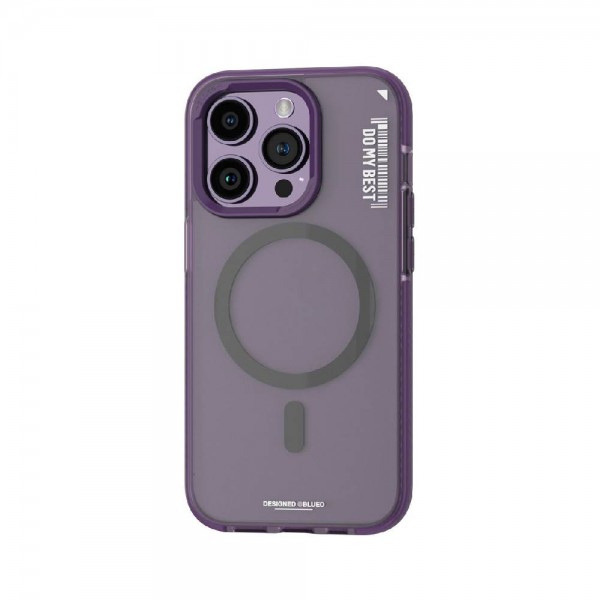 Чохол Blueo Dual Color Phone Case для iPhone 14 Pro with MagSafe Purple