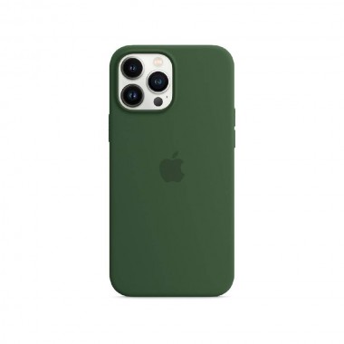 Чохол Apple Silicone Case для iPhone 13 Pro Max with MagSafe Clover