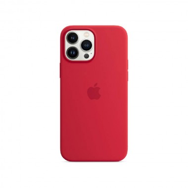 Чохол Apple Silicone Case для iPhone 13 Pro Max with MagSafe Red