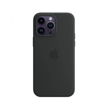 Чохол Apple Silicone Case для iPhone 14 Pro with MagSafe Midnight