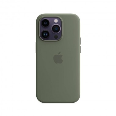 Чохол Apple Silicone Case для iPhone 14 Pro with MagSafe Olive