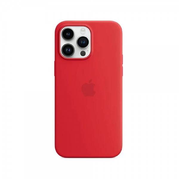 Чохол Apple Silicone Case для iPhone 14 Pro with MagSafe Red