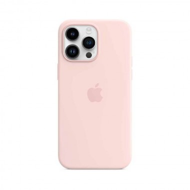 Чохол Apple Silicone Case для iPhone 14 Pro Max with MagSafe Chalk Pink