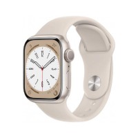 Б/У Apple Watch Series 8 GPS 41mm Starlight Aluminum Case w. Starlight Sport Band (MNP63)