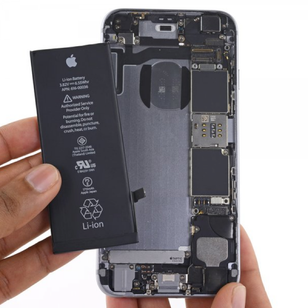 Замена аккумулятора iPhone 6s (с гарантией 3 месяца)